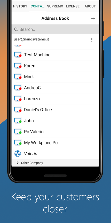 اسکرین شات 2 برنامه Supremo Remote Desktop