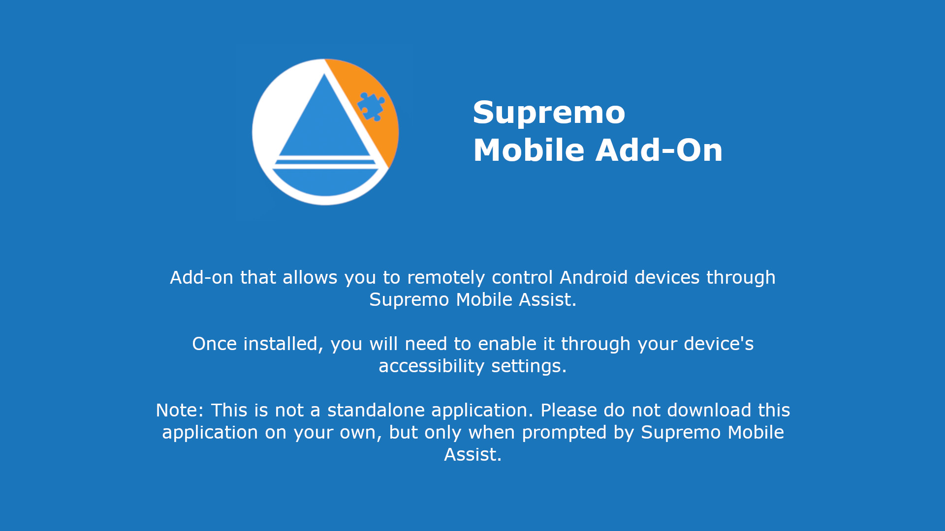 اسکرین شات 3 برنامه Supremo Mobile Add-On