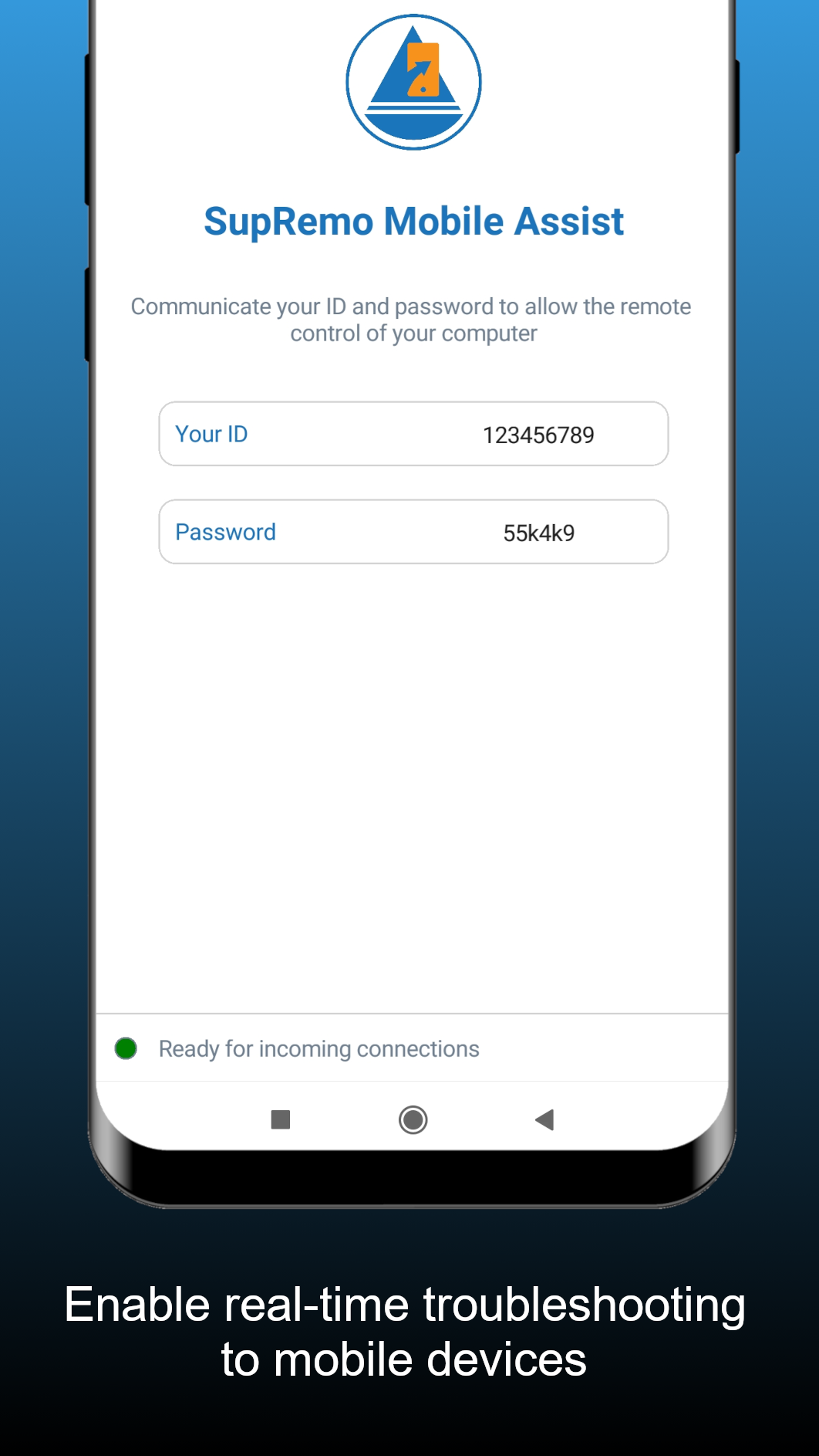 اسکرین شات 2 برنامه Supremo Mobile Assist