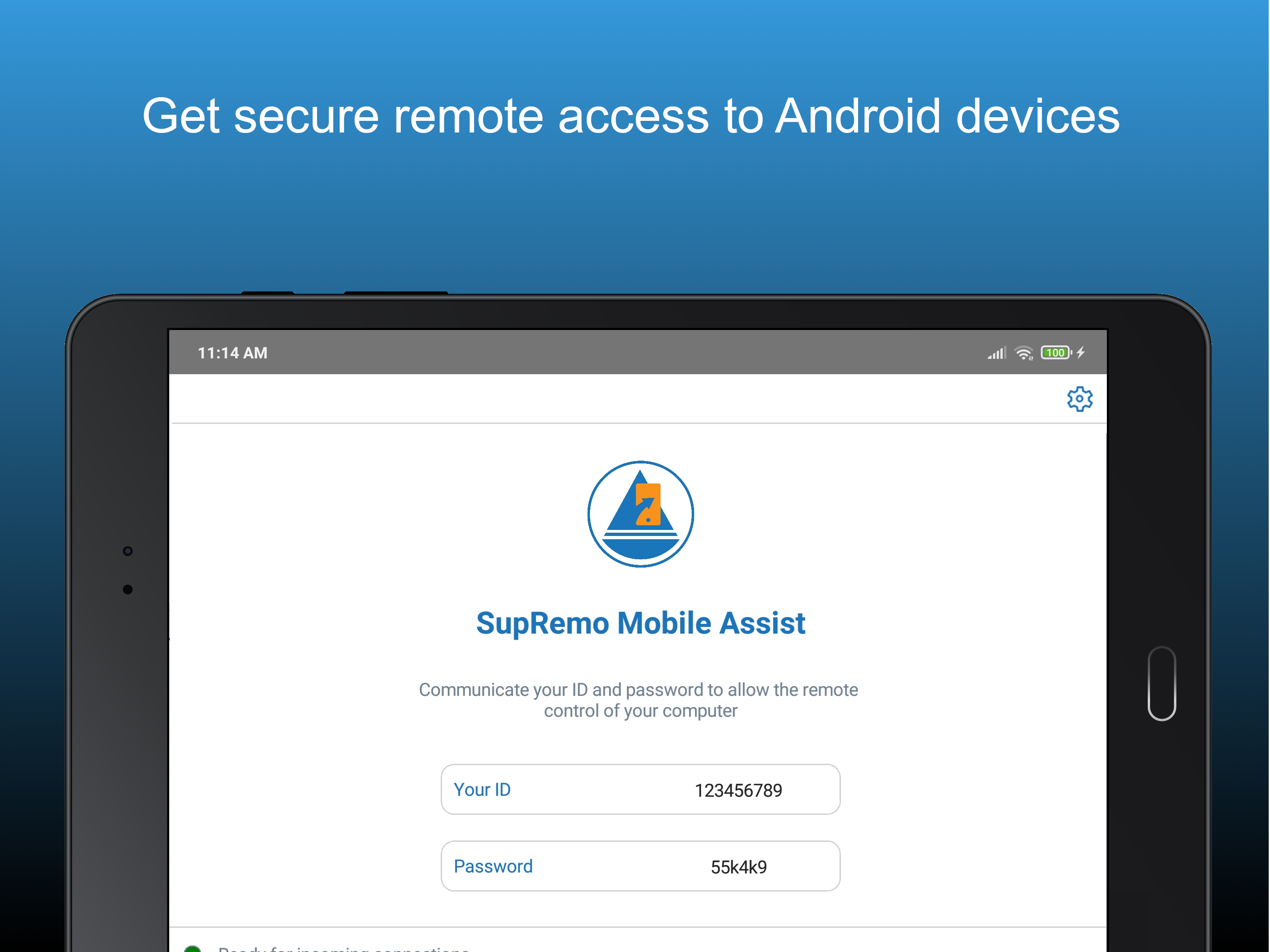 اسکرین شات 3 برنامه Supremo Mobile Assist