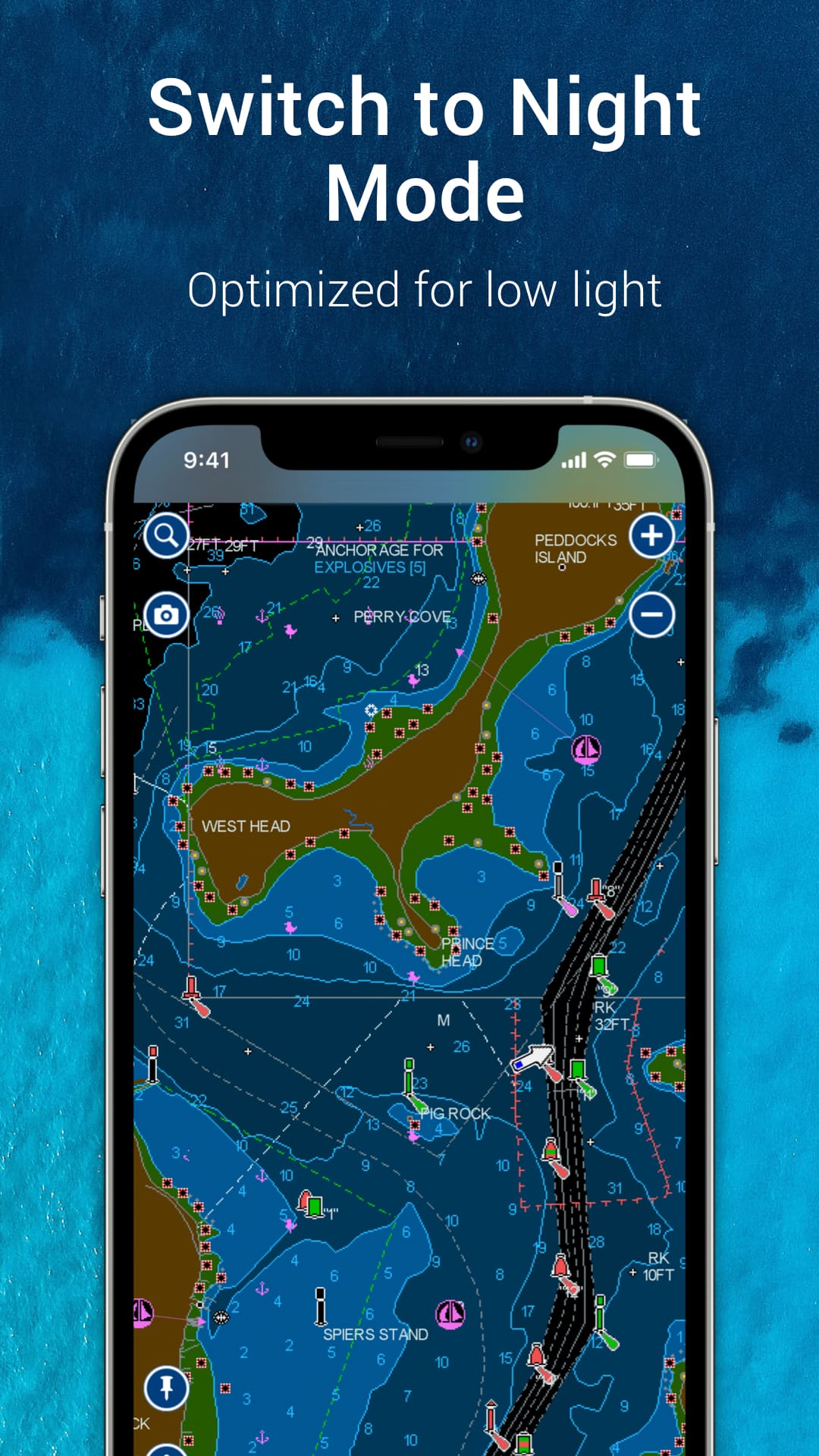 اسکرین شات 3 برنامه Navionics® Boating