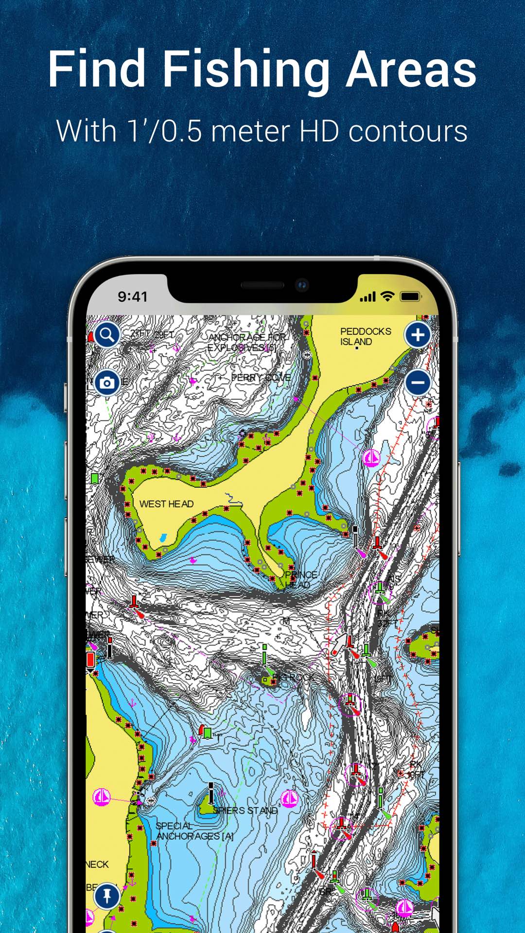 اسکرین شات 2 برنامه Navionics® Boating