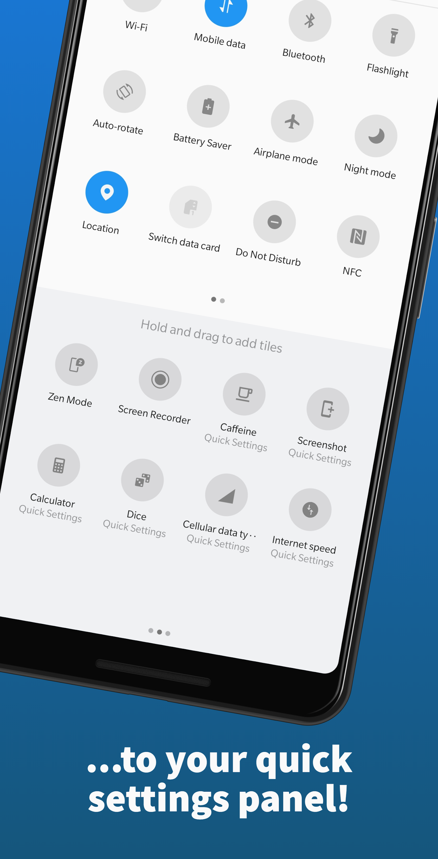 اسکرین شات 2 برنامه Quick Settings
