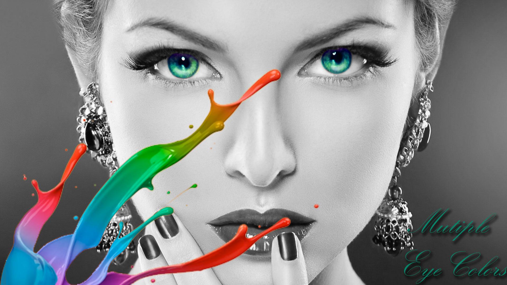 اسکرین شات 1 برنامه Eye Color Changer Real