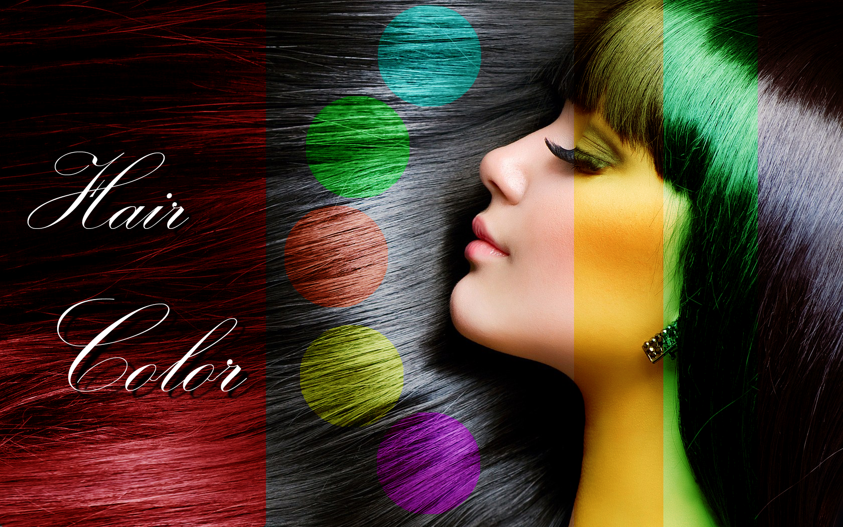 اسکرین شات 1 برنامه Hair Color Changer Real