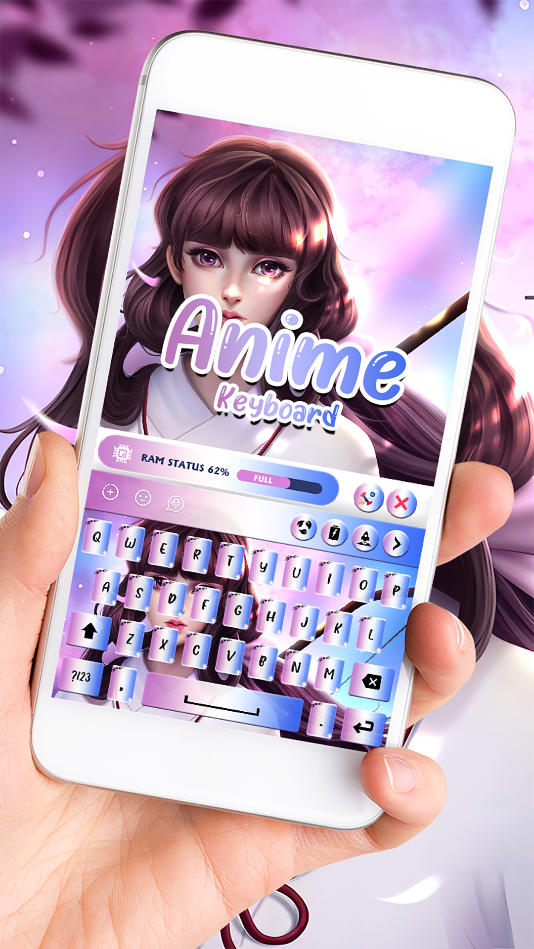 اسکرین شات 3 برنامه Anime Keyboard