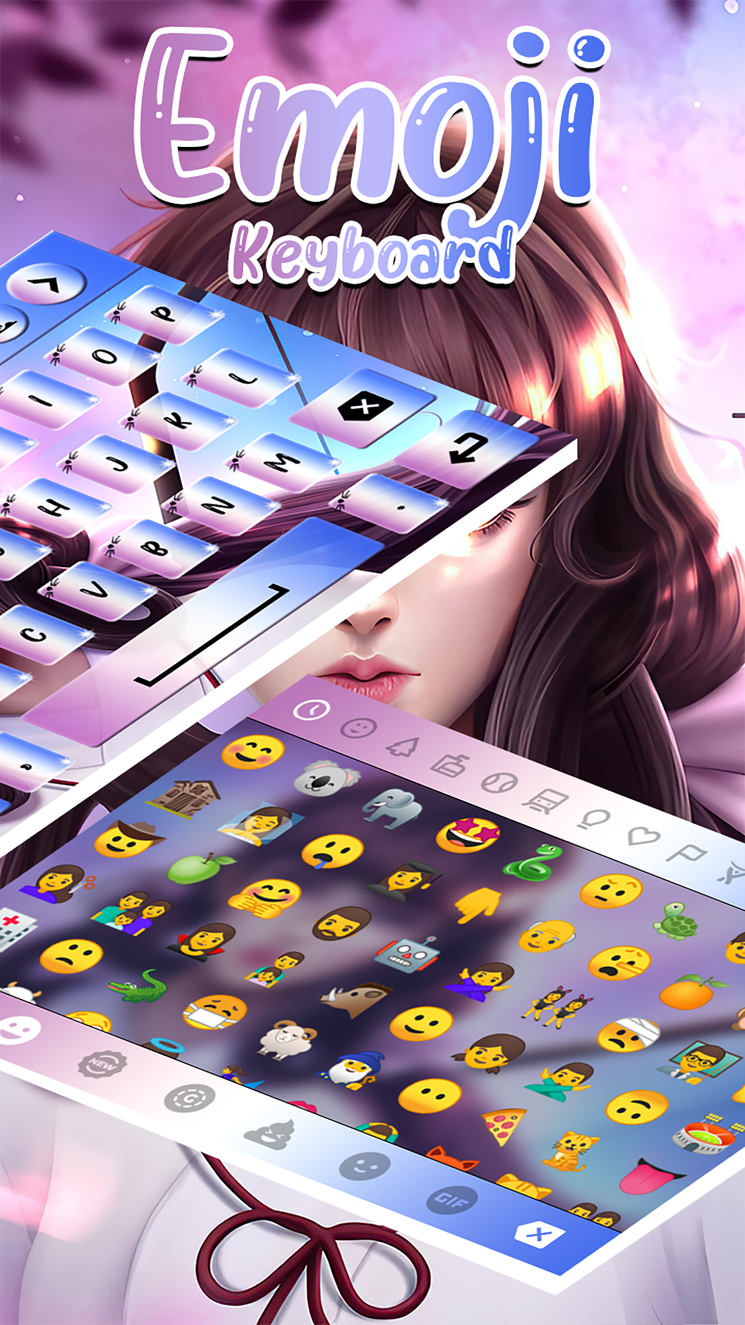 اسکرین شات 4 برنامه Anime Keyboard