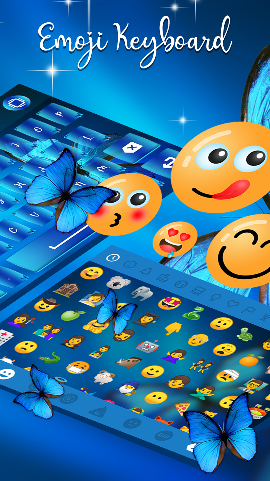 اسکرین شات 4 برنامه Blue Butterfly Keyboard