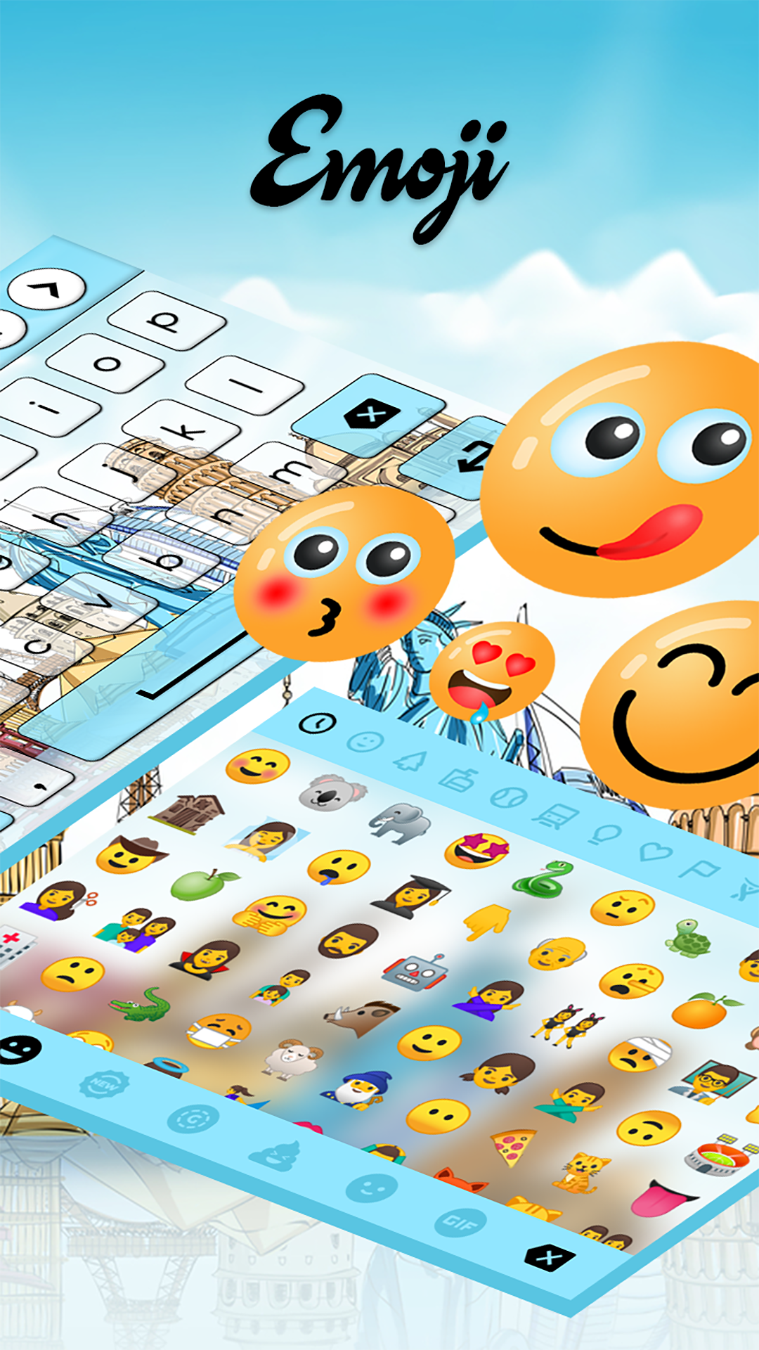 اسکرین شات 4 برنامه Famous Place Keyboard