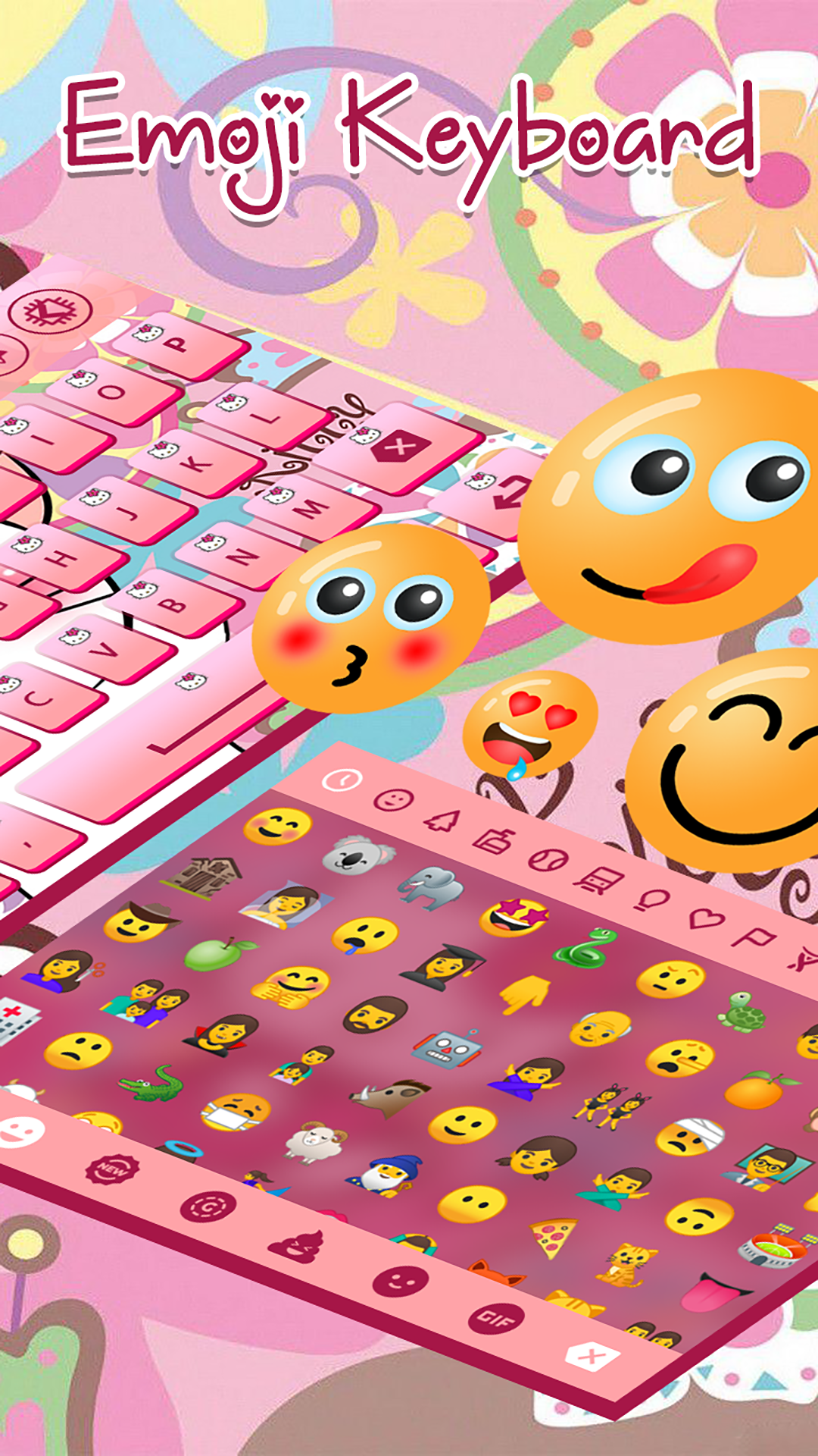 اسکرین شات 4 برنامه Kitty Keyboard