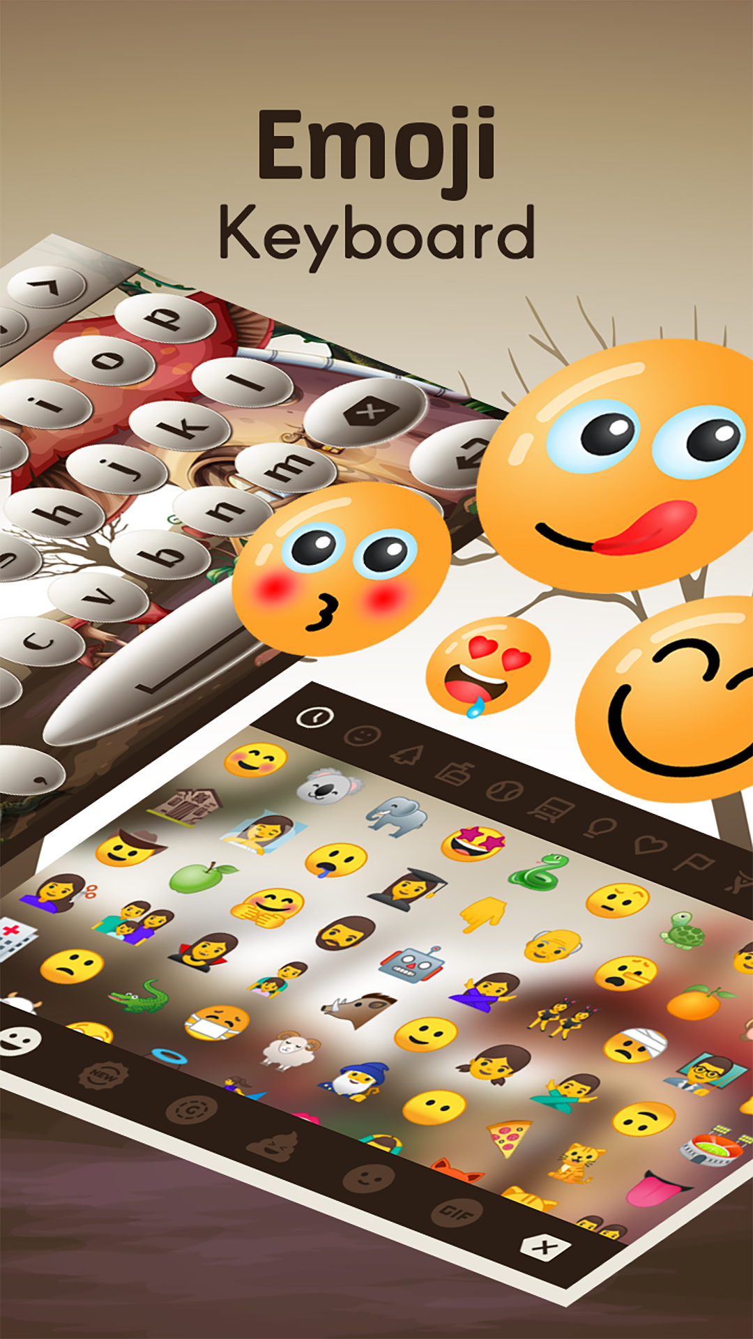 اسکرین شات 4 برنامه Mushroom Keyboard Theme
