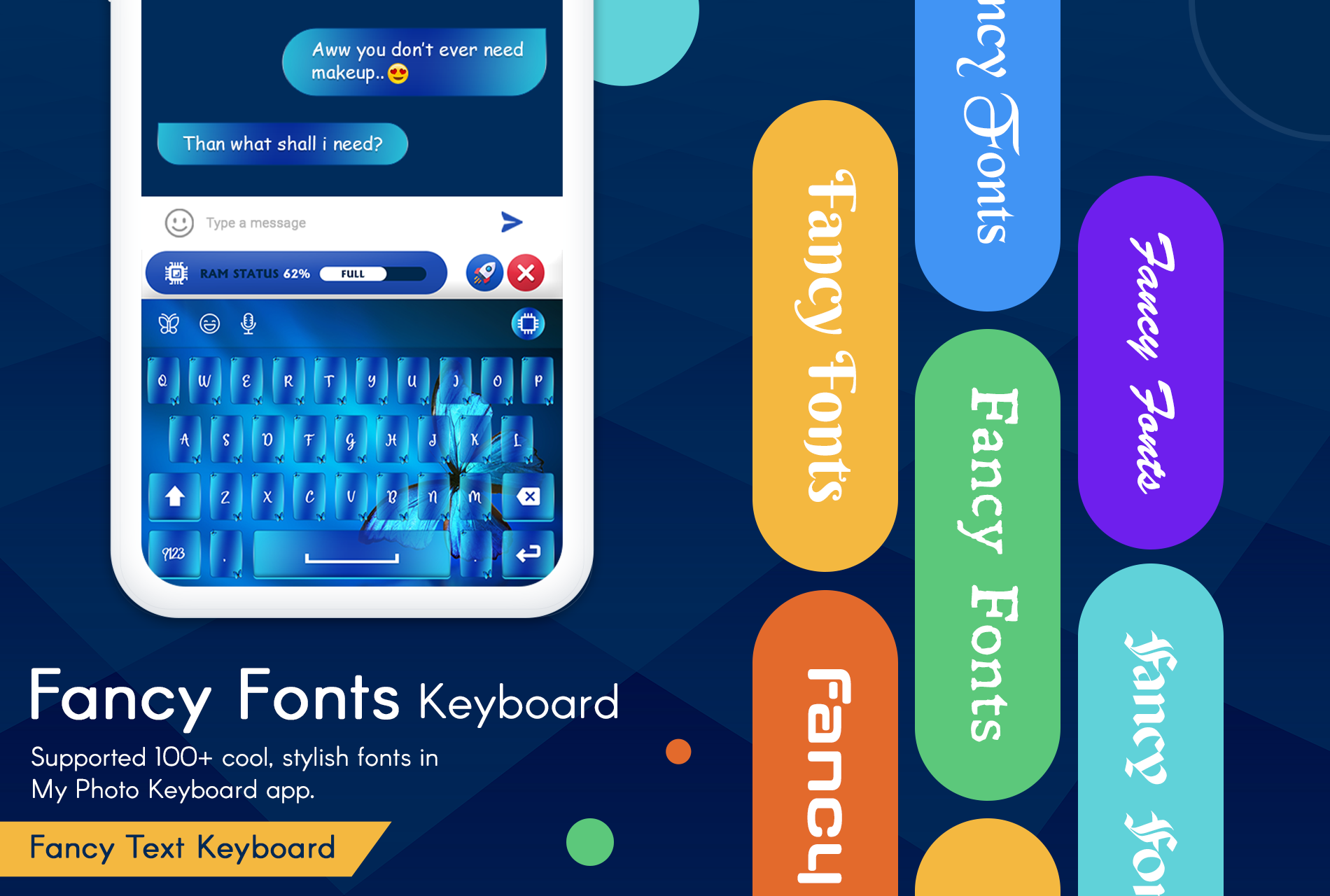 اسکرین شات 6 برنامه My Photo Keyboard With Themes