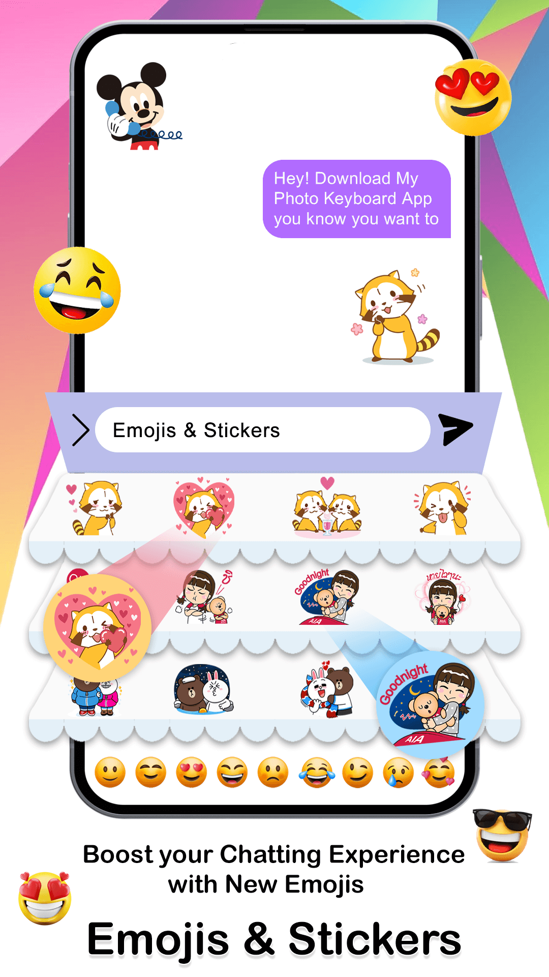 اسکرین شات 5 برنامه My Photo Keyboard With Themes