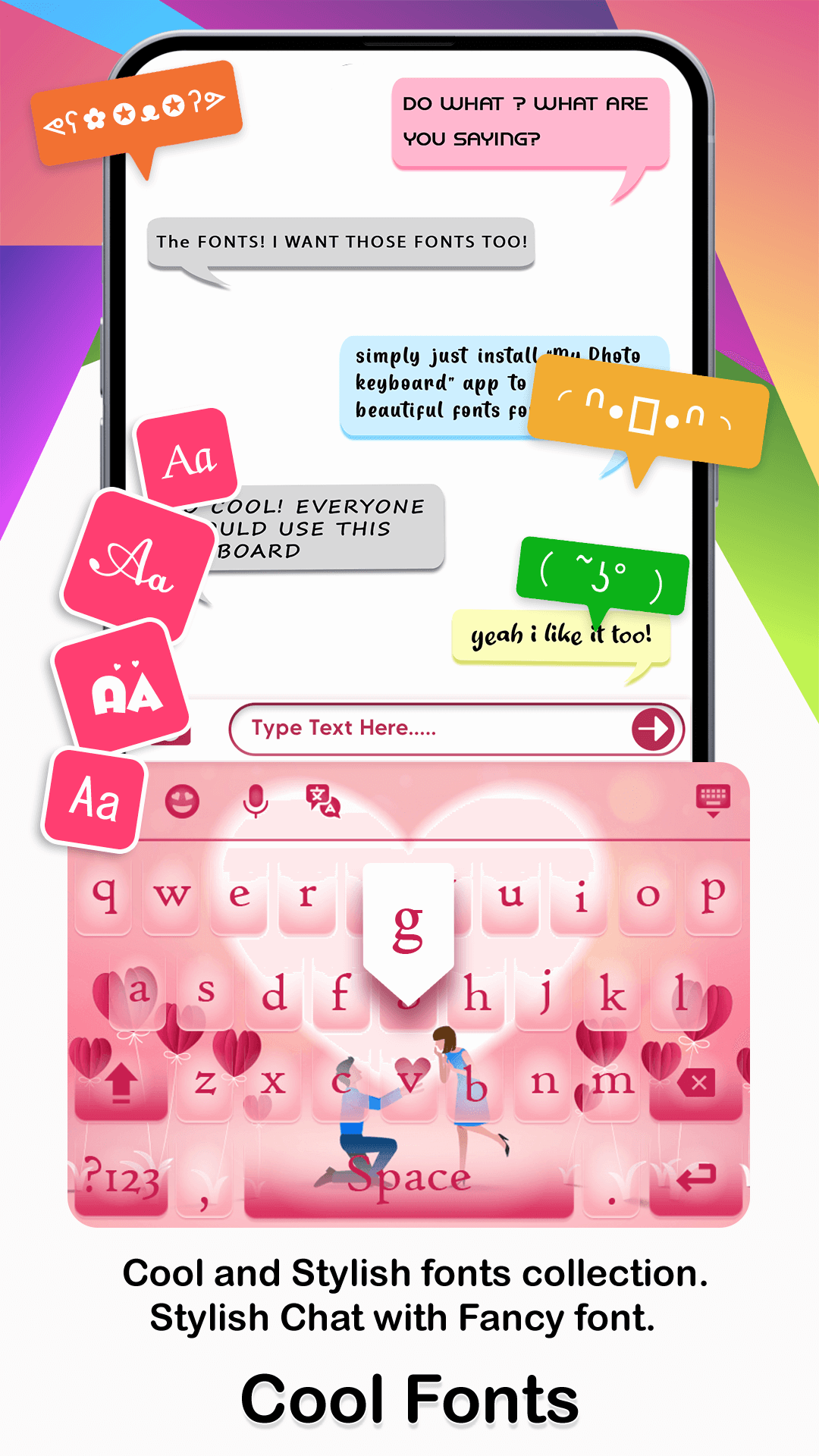 اسکرین شات 7 برنامه My Photo Keyboard With Themes