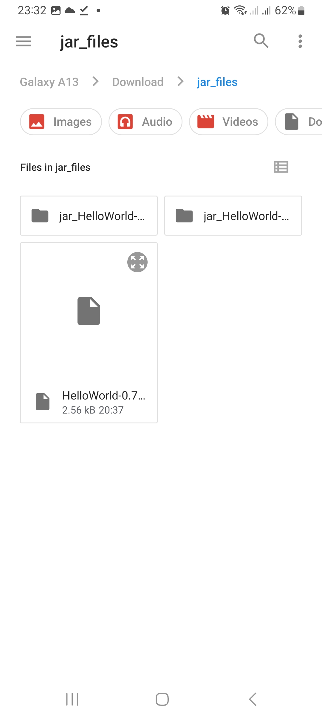 اسکرین شات 2 برنامه Jar File Opener