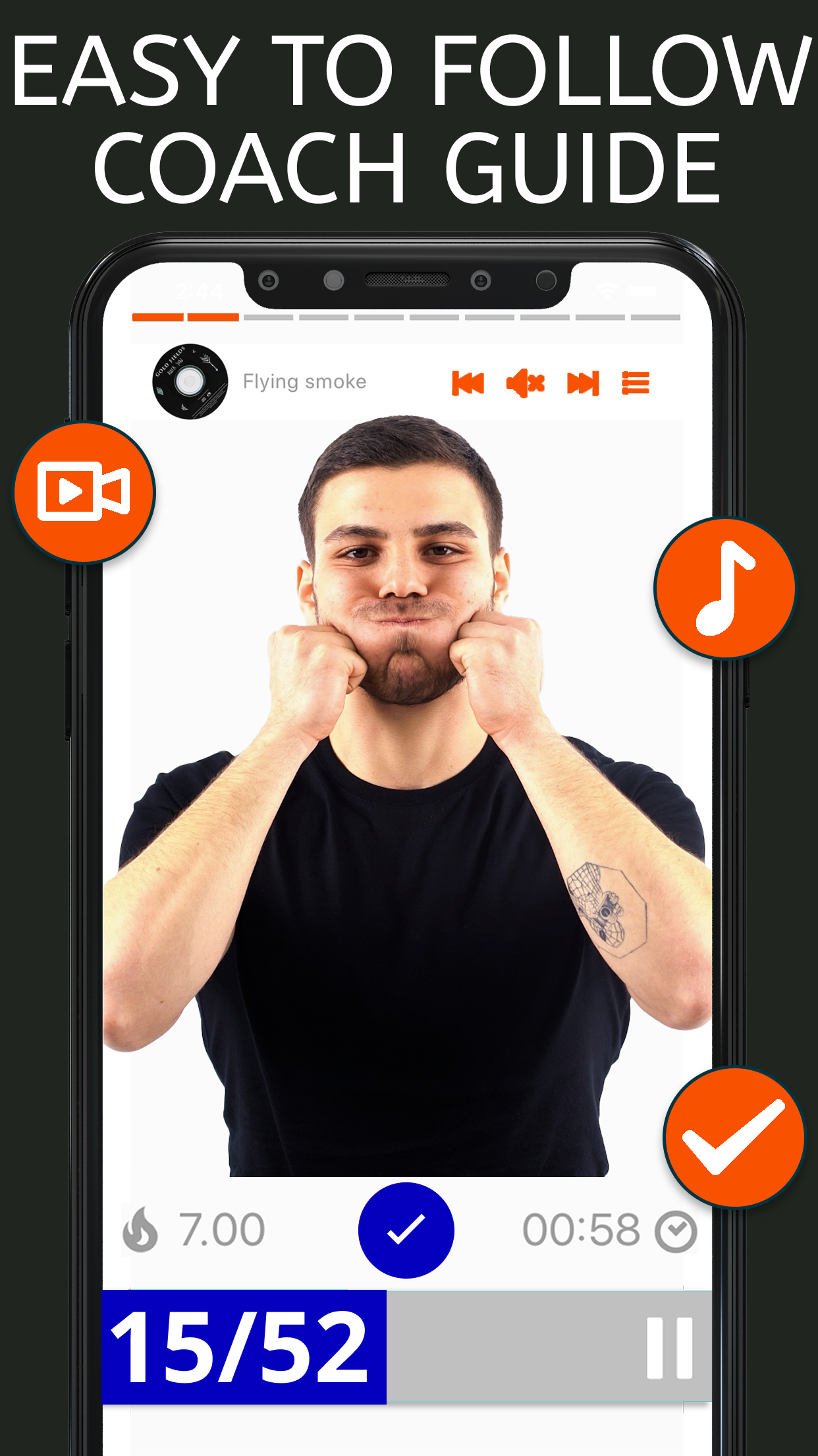 اسکرین شات 3 برنامه Jawline Exercises