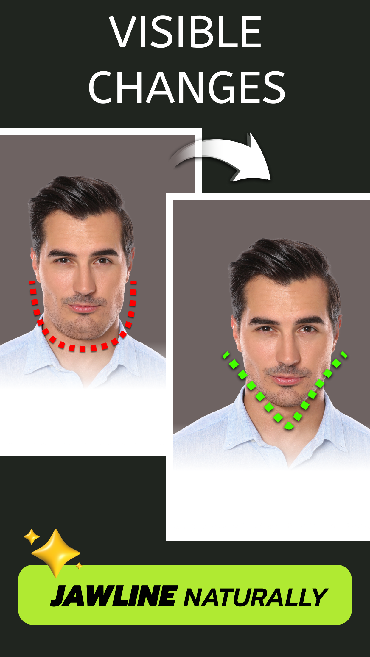 اسکرین شات 8 برنامه Jawline Exercises