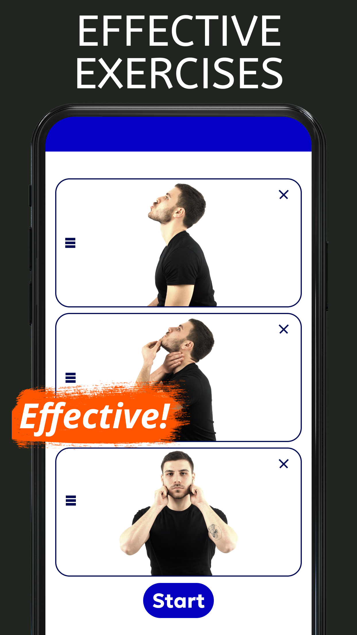 اسکرین شات 6 برنامه Jawline Exercises