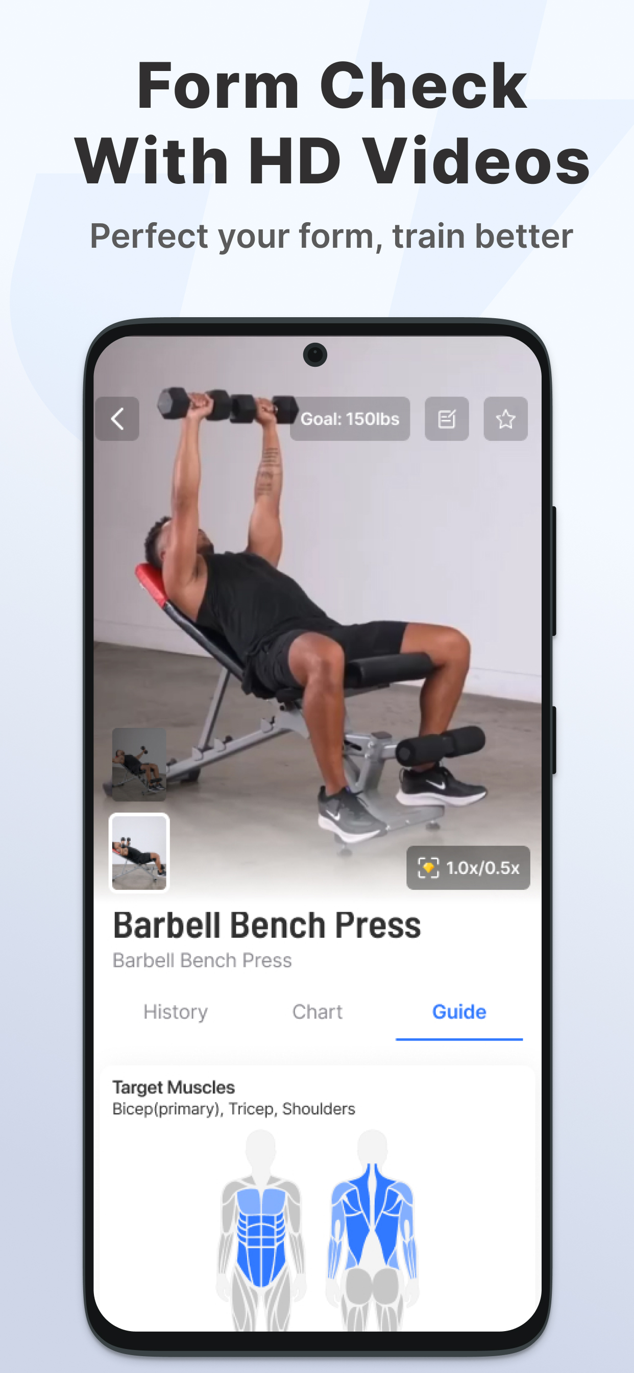 اسکرین شات 3 برنامه JEFIT Gym Workout Tracker