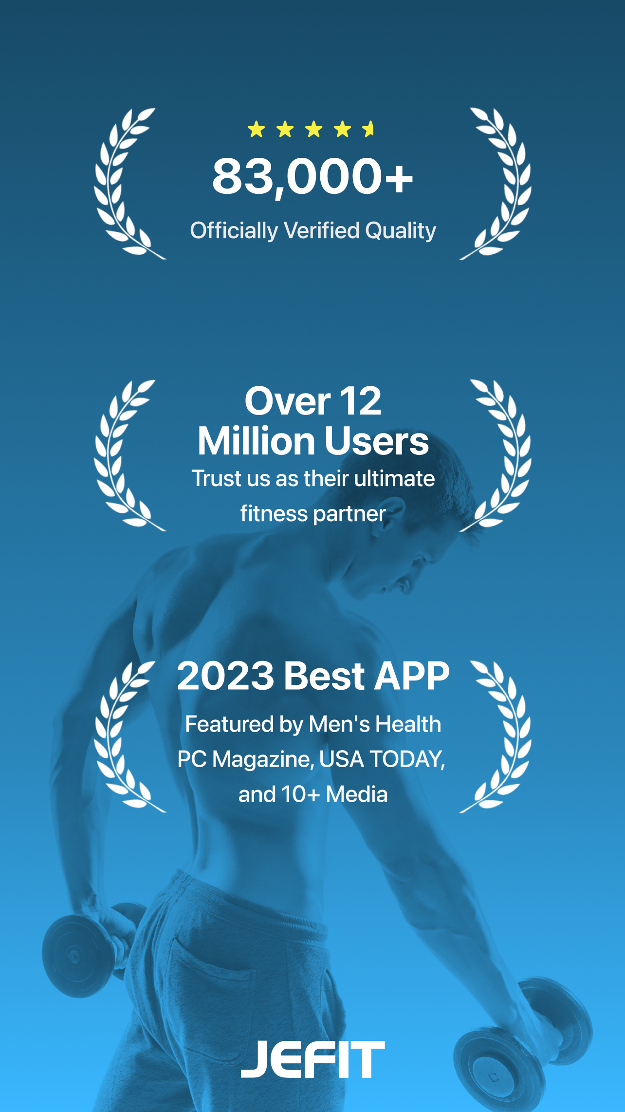 اسکرین شات 1 برنامه JEFIT Gym Workout Plan Tracker