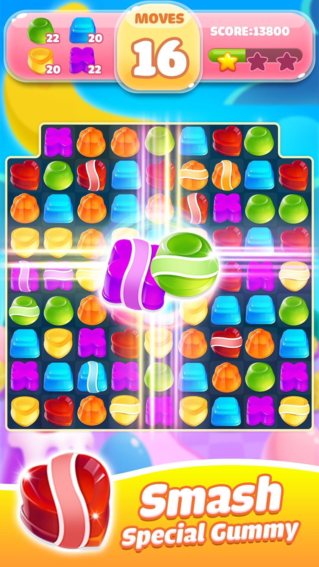 اسکرین شات 2 بازی Jelly Jam Crush- Match 3 Games