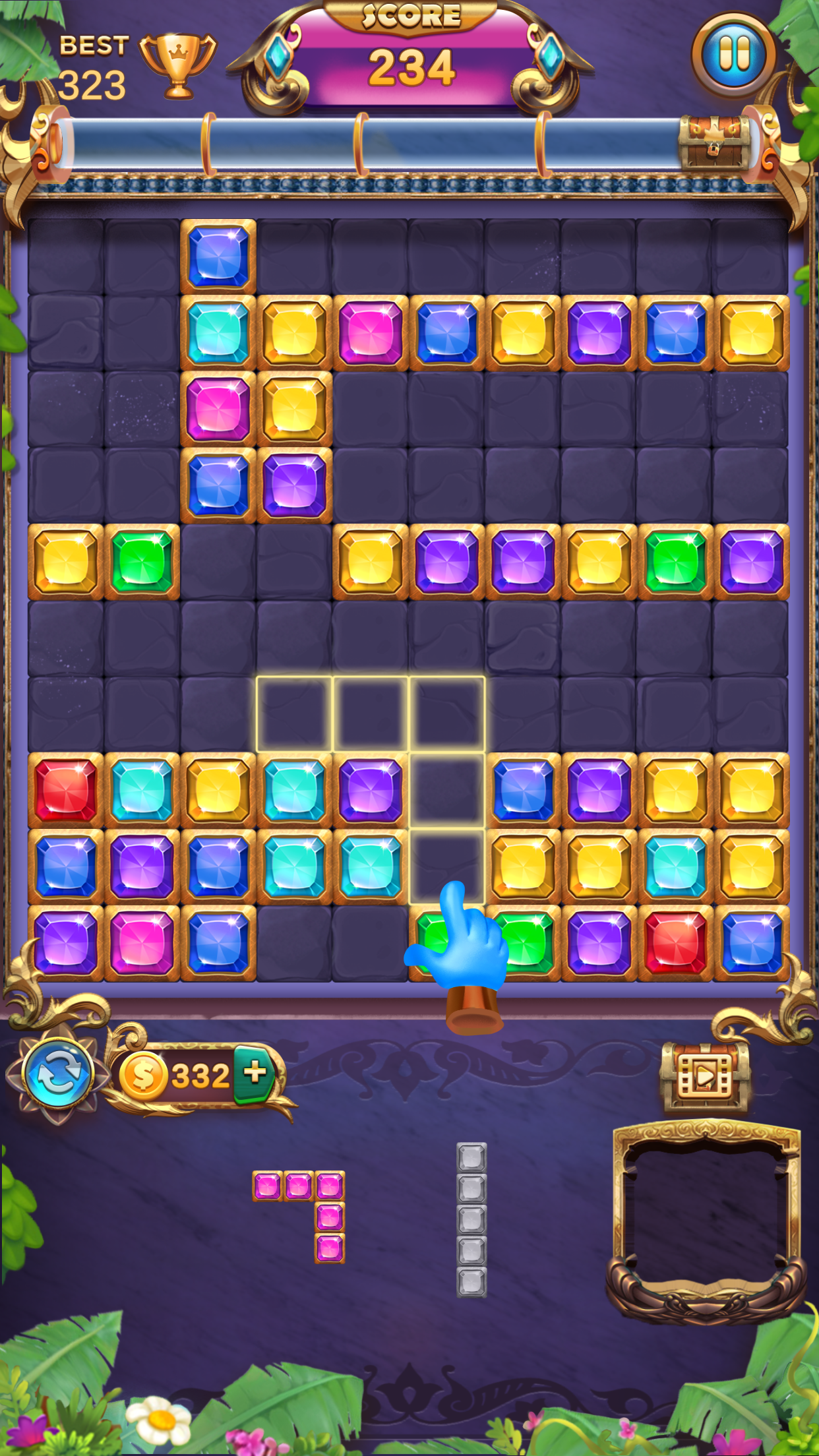 اسکرین شات 2 بازی Block Puzzle: Jewel Quest