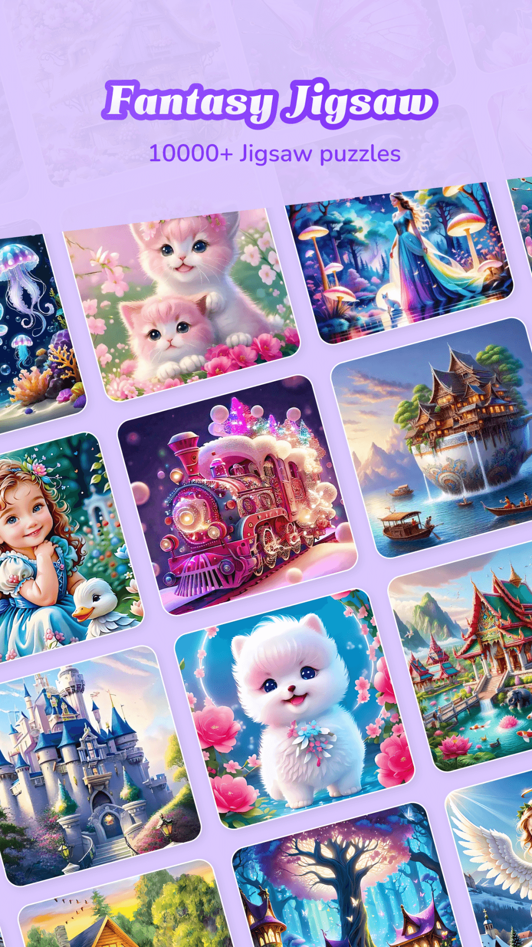اسکرین شات 1 بازی Fantasy Jigsaw - HD Puzzle