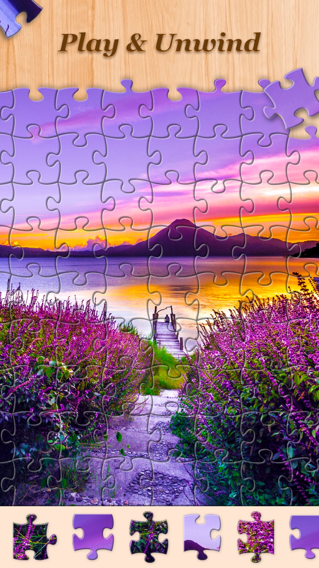 اسکرین شات 6 برنامه Super Jigsaw - HD Puzzle Games