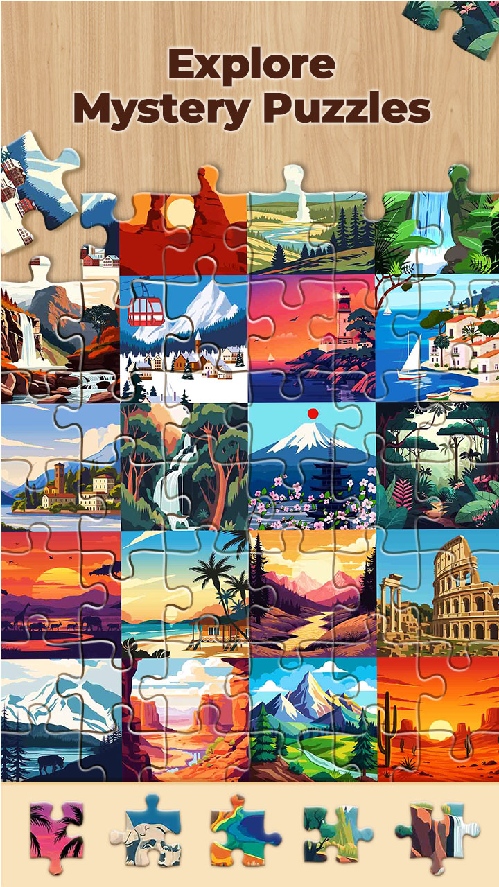 اسکرین شات 4 بازی Jigsaw Puzzles HD Puzzle Games