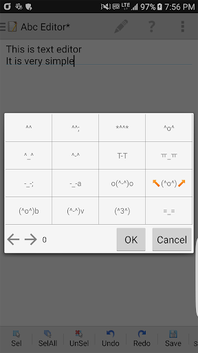 اسکرین شات 2 برنامه Abc Editor ( Large file text editor ) Text Editor