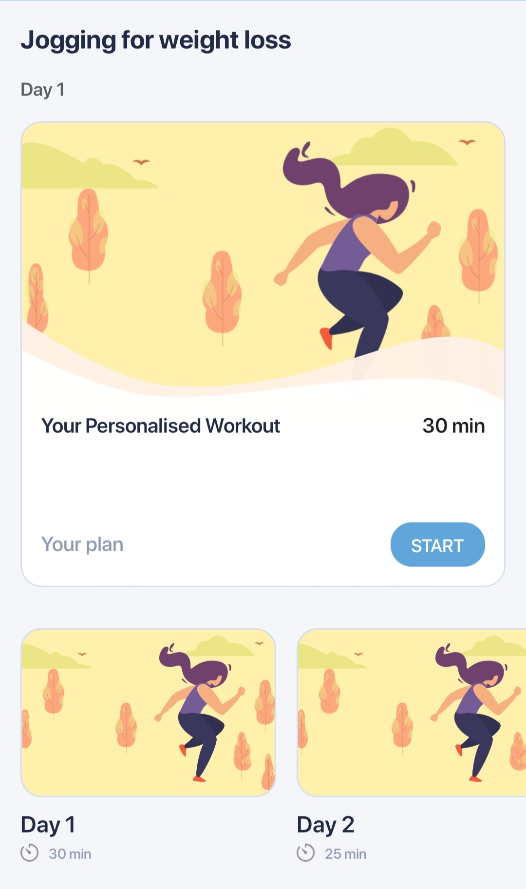 اسکرین شات 6 برنامه Jogging for weight loss