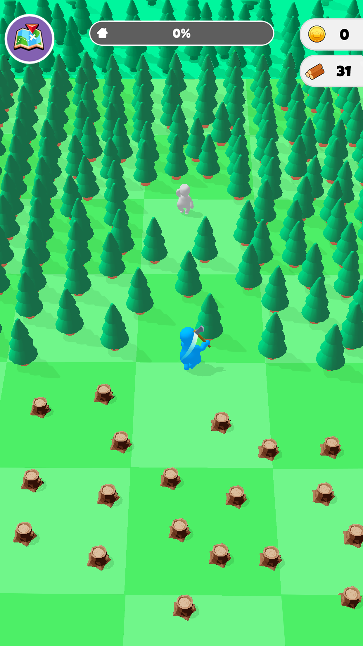 اسکرین شات 1 بازی Join Lumberjack: Craft & Build