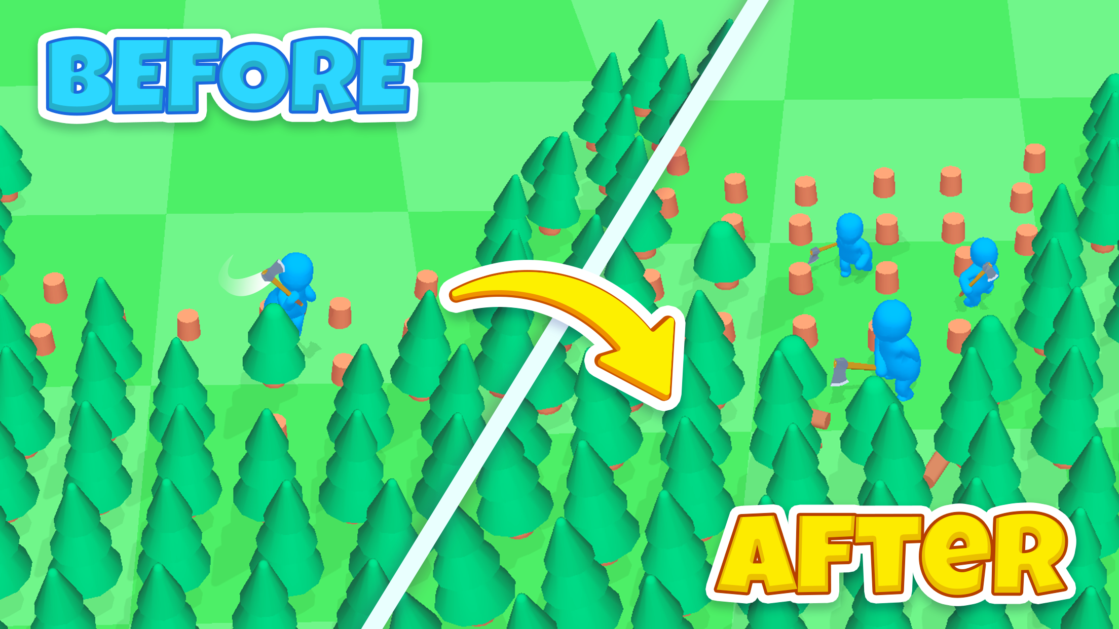 اسکرین شات 4 بازی Join Lumberjack: Craft & Build