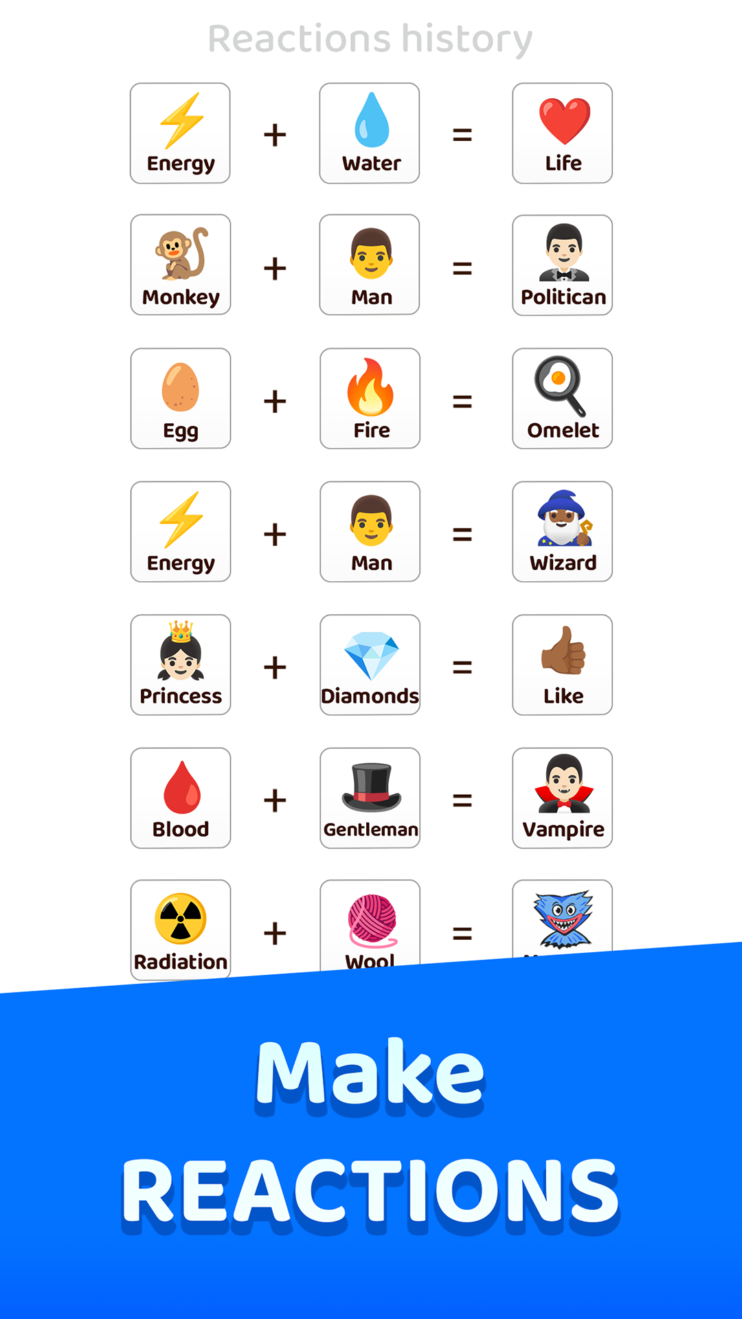 اسکرین شات 6 بازی Infinite Alchemy Emoji Kitchen