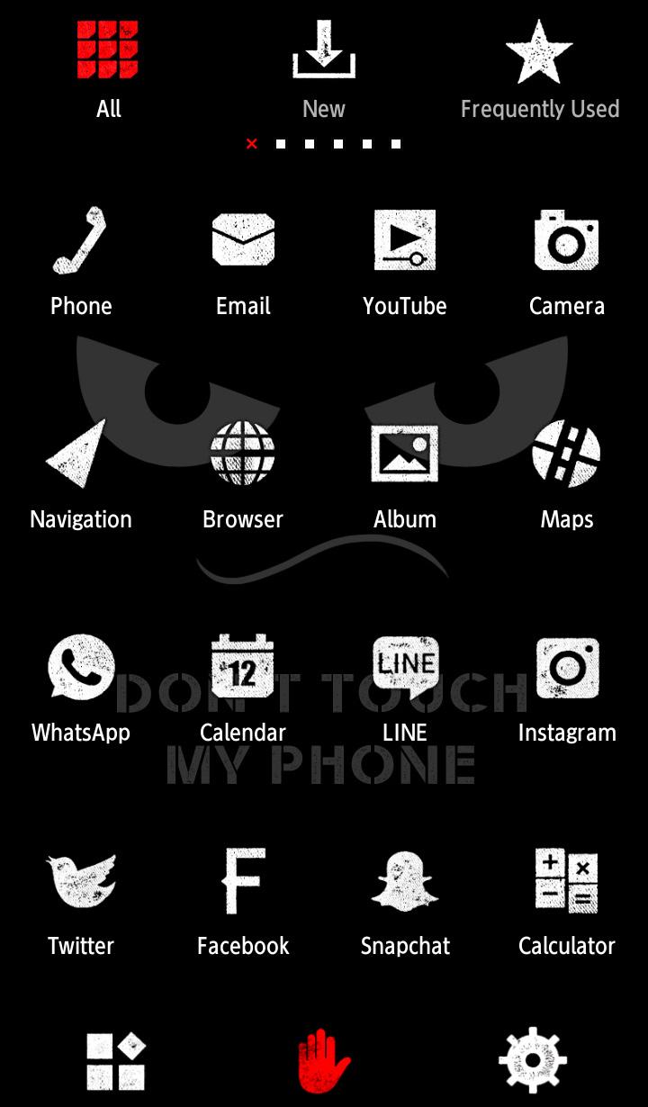 اسکرین شات 3 برنامه Don't Touch My Phone +HOME