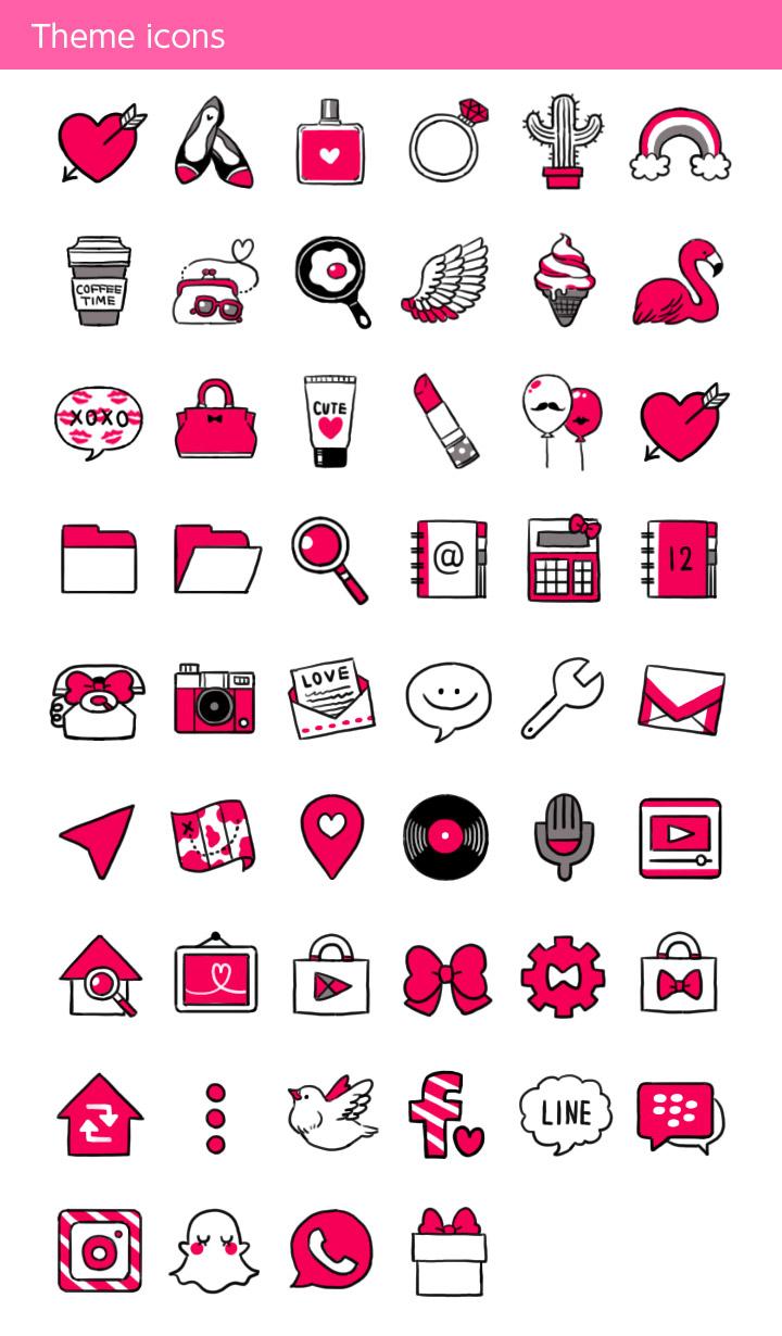 اسکرین شات 4 برنامه Heart Snap Theme