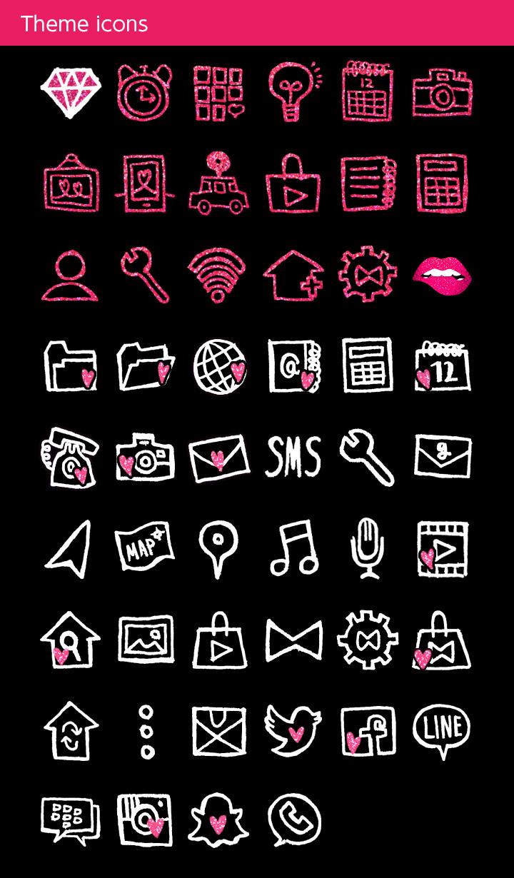 اسکرین شات برنامه Glitter Lip Wallpaper 4