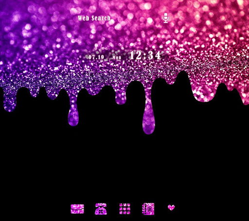 اسکرین شات برنامه Wallpaper Melting Glitter 1