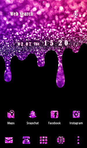 اسکرین شات برنامه Wallpaper Melting Glitter 5