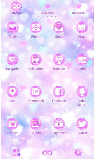 اسکرین شات 2 برنامه icon&wallpaper-Infinite Love-