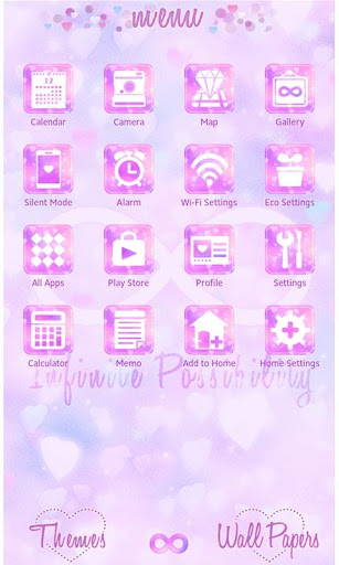 اسکرین شات 3 برنامه icon&wallpaper-Infinite Love-
