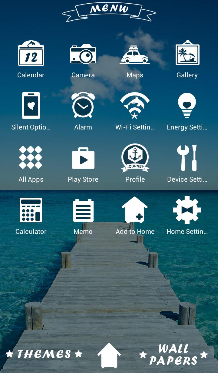 اسکرین شات 2 برنامه Dock to the Sea Theme