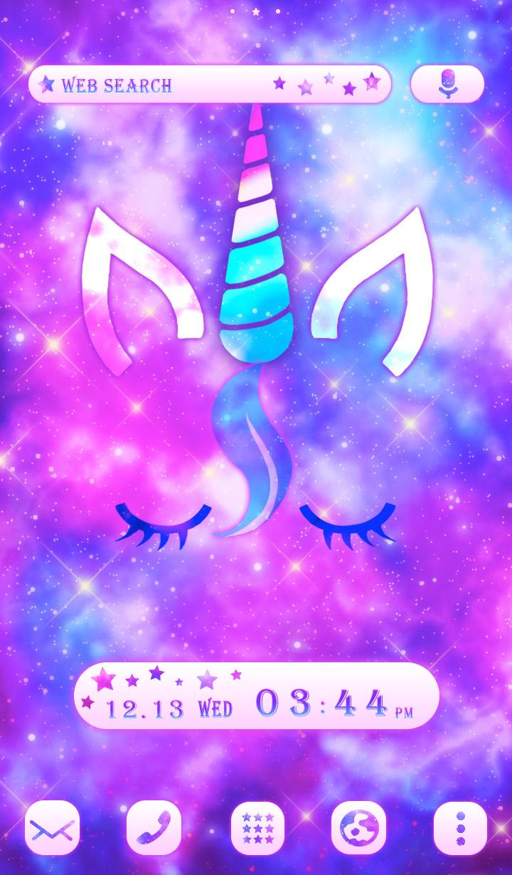 اسکرین شات 1 برنامه Unicorn Silhouette Theme
