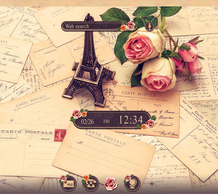 اسکرین شات 1 برنامه Eiffel Tower-Vintage French-