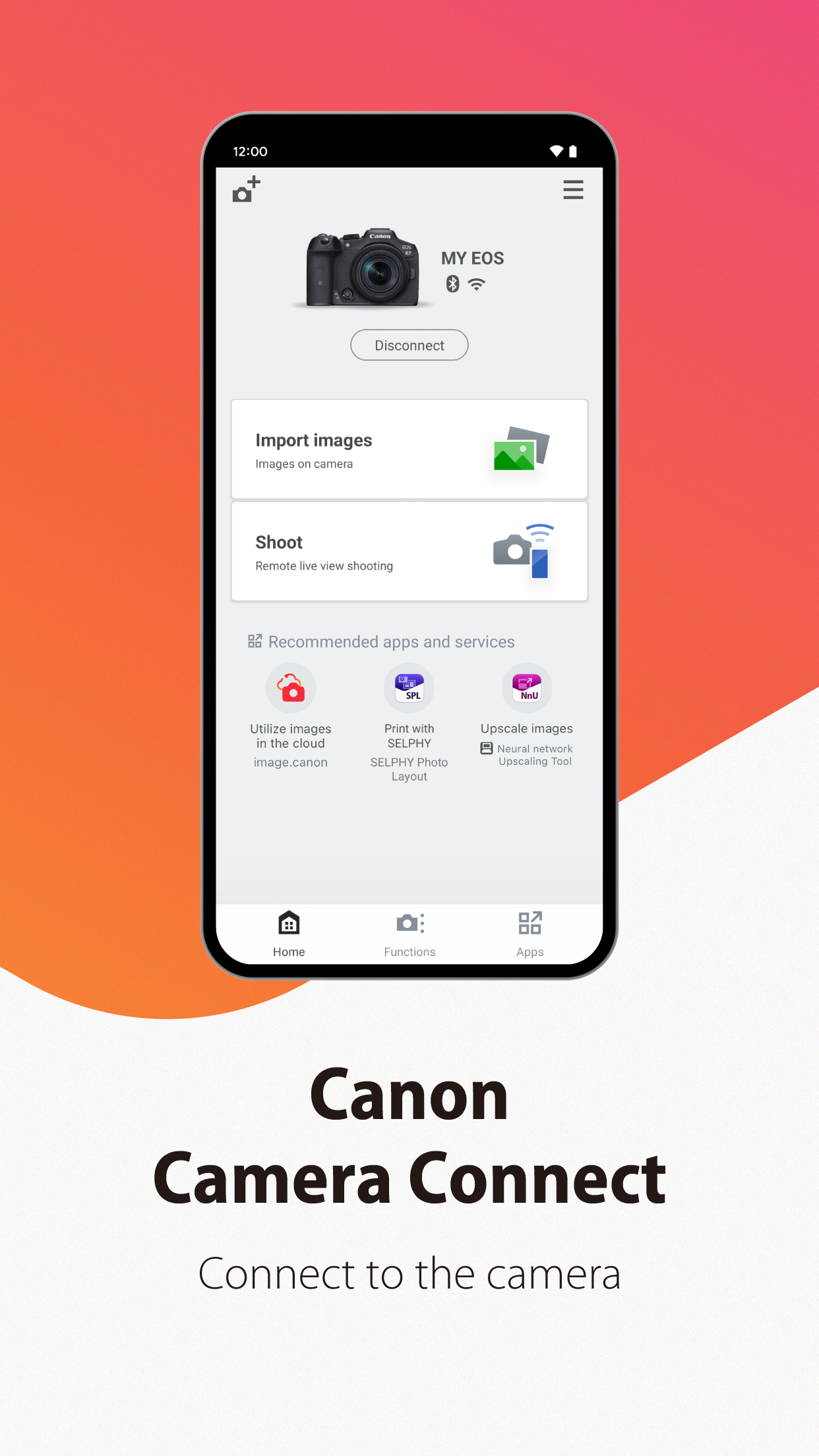 اسکرین شات 1 برنامه Canon Camera Connect