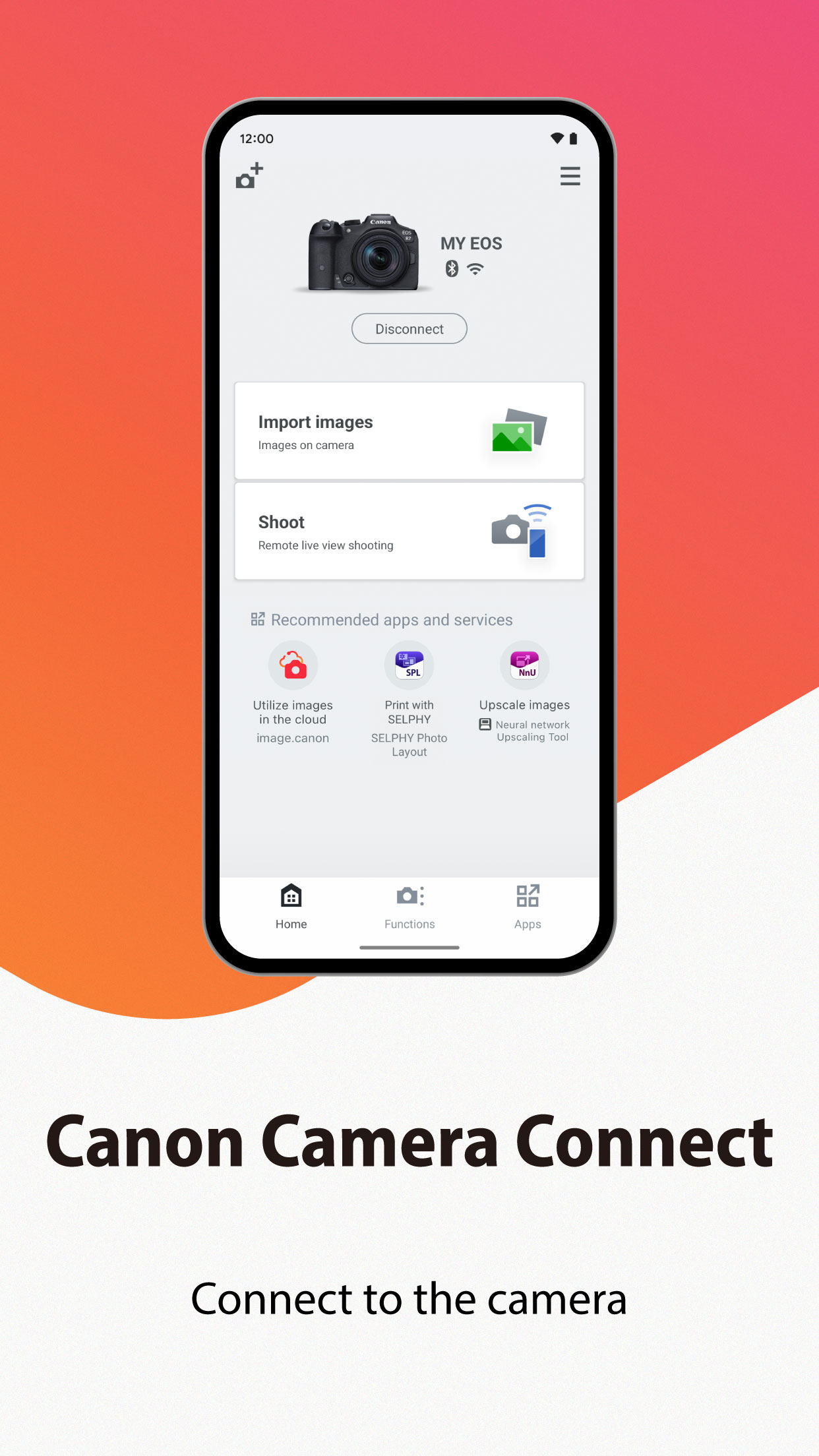 اسکرین شات 1 برنامه Canon Camera Connect