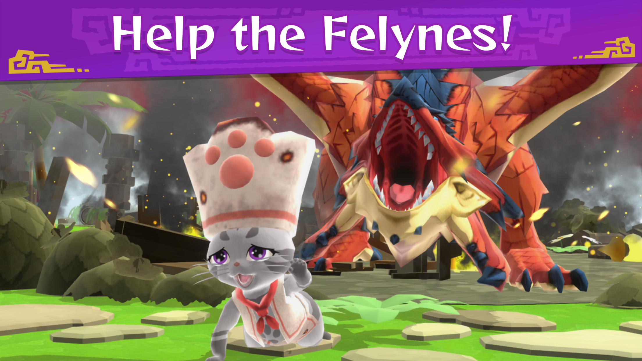 اسکرین شات 1 بازی Monster Hunter Puzzles