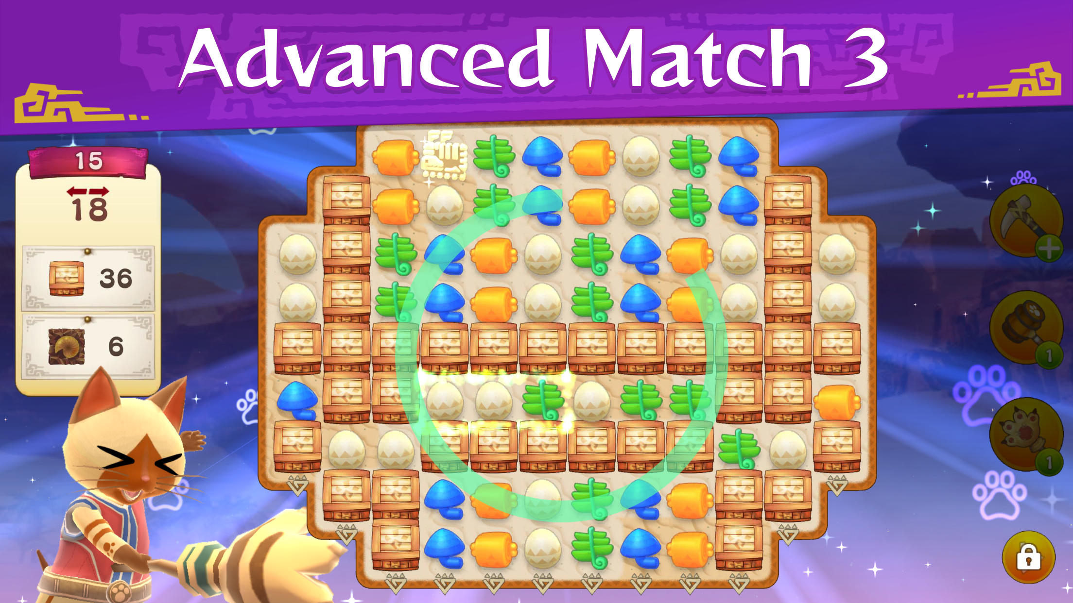 اسکرین شات 3 بازی Monster Hunter Puzzles