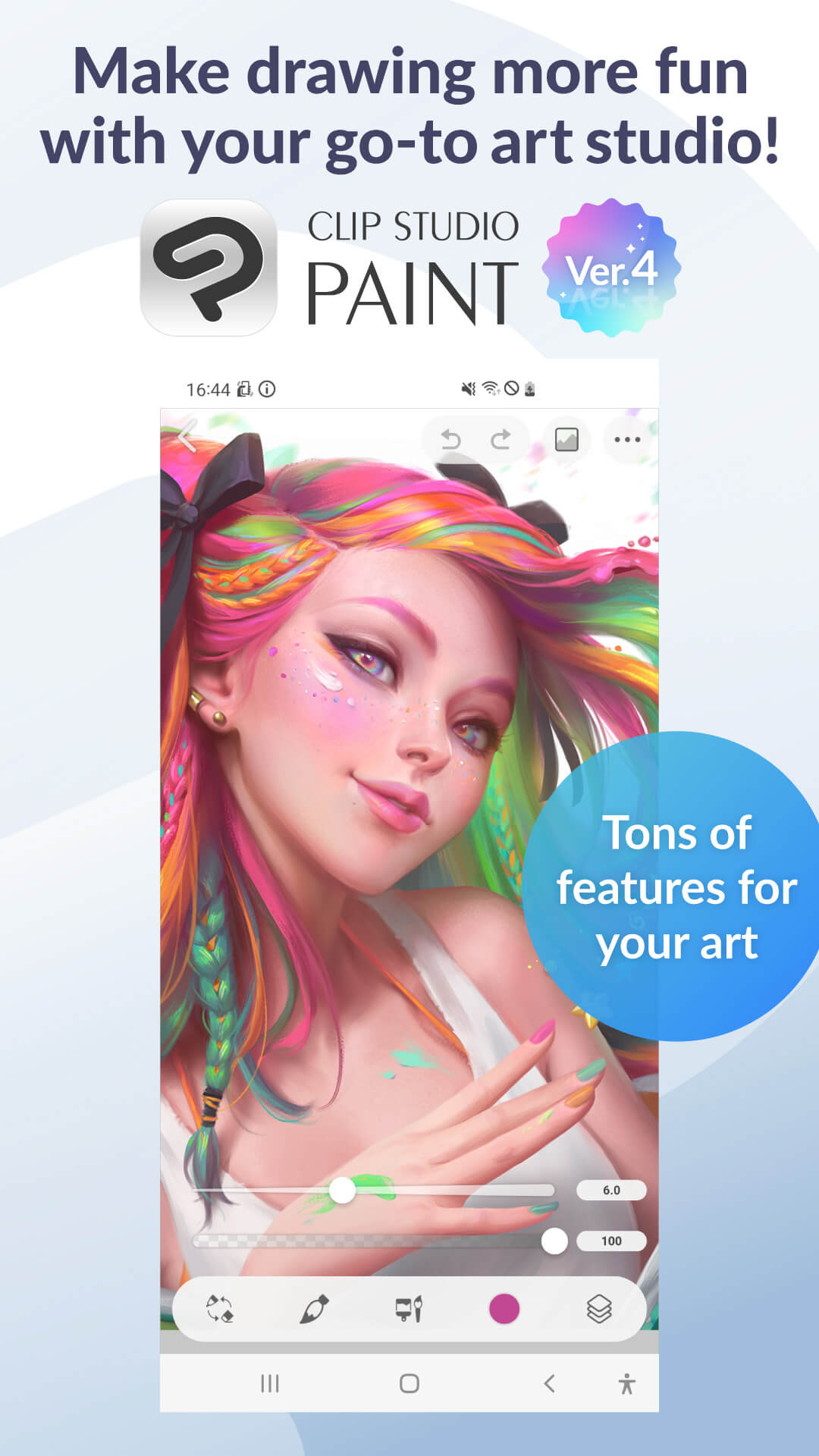 اسکرین شات 1 برنامه Clip Studio Paint