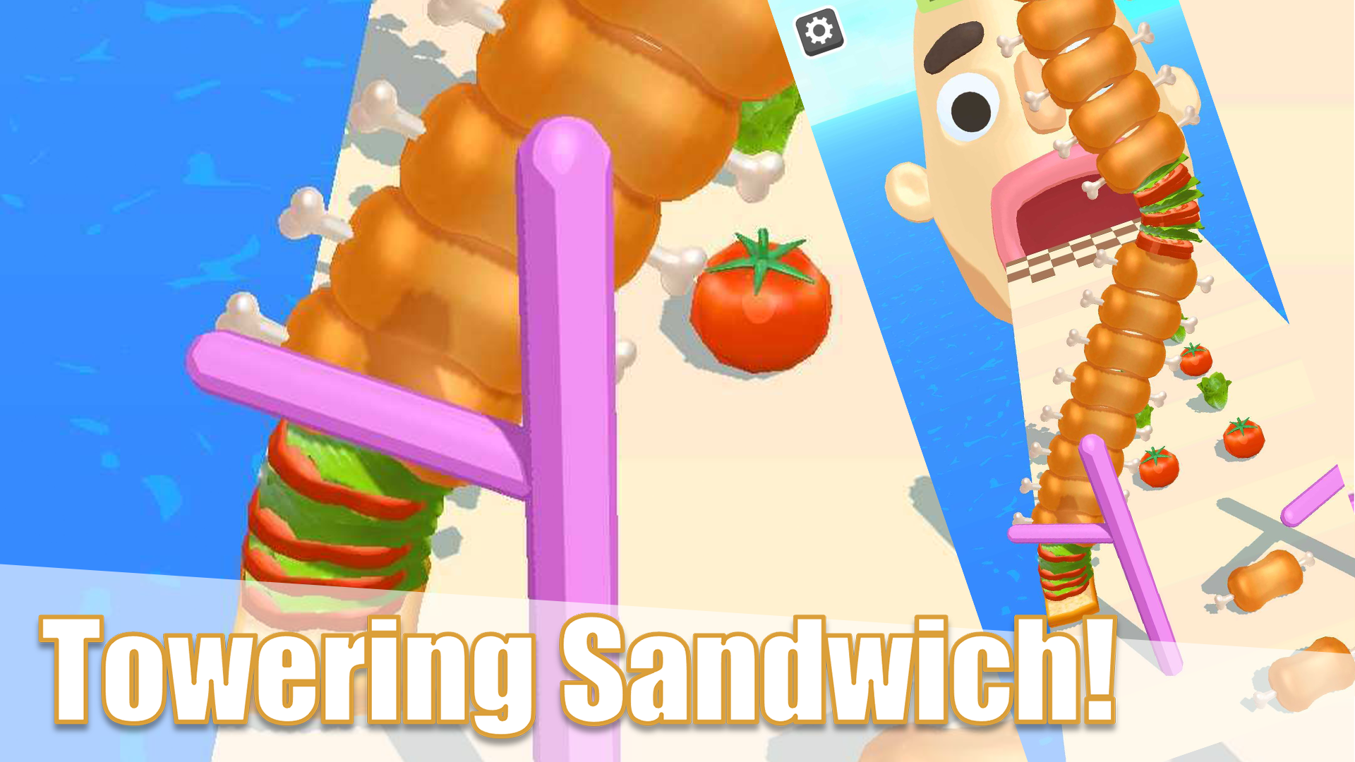 اسکرین شات 1 بازی Sandwich Runner